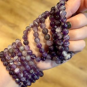 Dream Amethyst Bracelets | Minimalist crystal jewelry, Crystal Bracelet